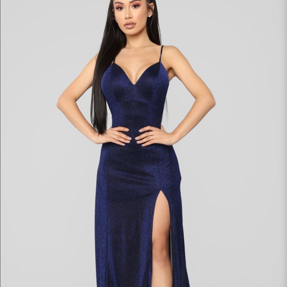 Fashion Nova Champagne For Two Sparkle Dress